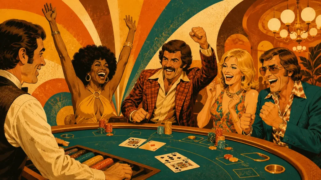 Espacio lateral de la mano en blackjack online como zona para cartas añadidas
